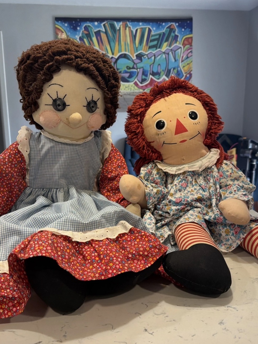 Raggedy Ann original 60’s Knickerbocker 32” -Vintage 60’s doll- not cursed